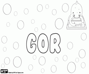 Coloriage Gor, nom arménien