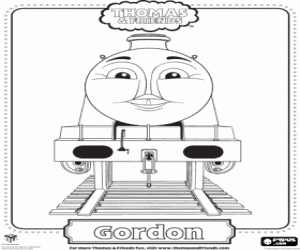 Coloriage Gordon, le train express