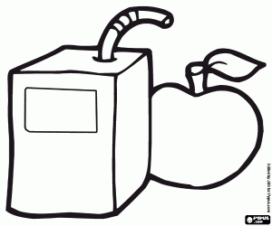 Coloriage Le goûter à l’école