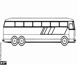 Coloriage Grand autobus
