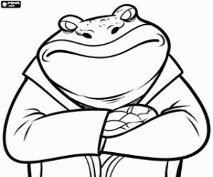 Coloriage La grenouille Bufo de Epic