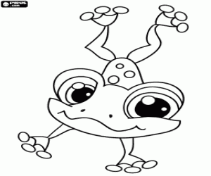 Coloriage Grenouille de Littlest Pet Shop