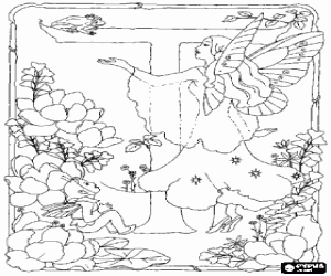 Coloriage La grenouille enchantée sur la lettre T