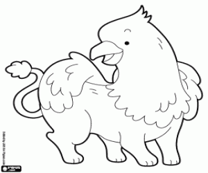 Coloriage Griffon