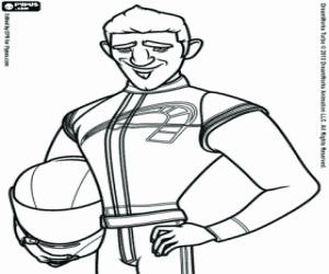 Coloriage Guy La Gagne