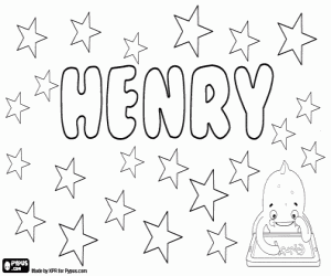Coloriage Henry, nom anglais