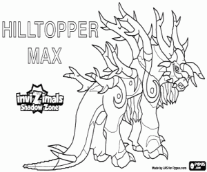 Coloriage Hilltopper Max, Invizimals Shadow Zone