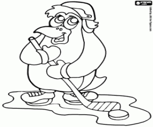 Coloriage Hockey sur glace