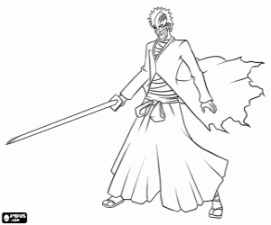 Coloriage Hollow Ichigo, Bleach
