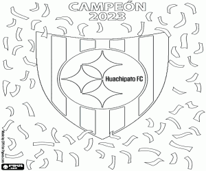 Coloriage Huachipato FC, champion 2023