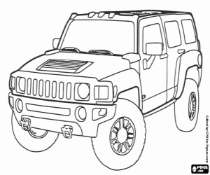 Coloriage Hummer