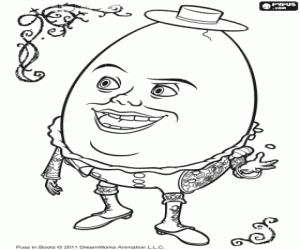 Coloriage Humpty Dumpty