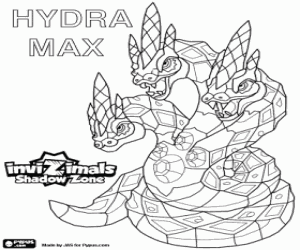 Coloriage Hydra Max, Invizimals Shadow Zone