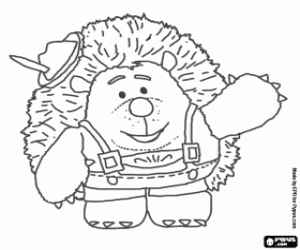 Coloriage Le hérisson de M. Pricklepants