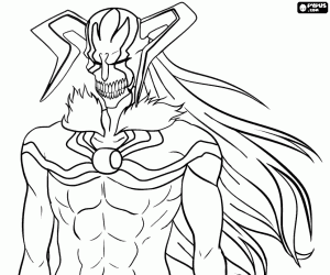 Coloriage Ichigo Hollow, sa forme définitive