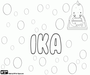 Coloriage Ika, nom d'origines diverses