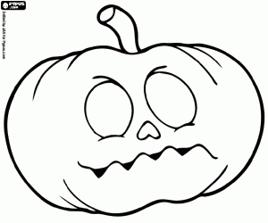 Coloriage Indispensable citrouille d'Halloween