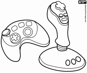 Coloriage Indispensable pour les jeux vidéo
