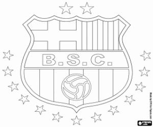 Coloriage Insigne du Barcelona Sporting Club