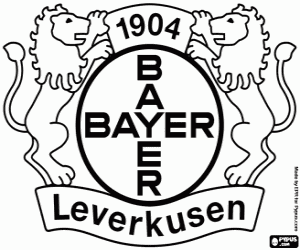 Coloriage Insigne du Bayer Leverkusen