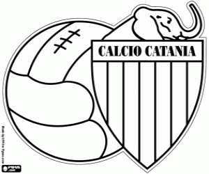 Coloriage Insigne du Calcio Catania