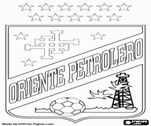 Coloriage Insigne du CD Oriente Petrolero