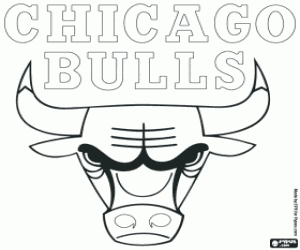 Coloriage Insigne des Chicago Bulls