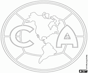 Coloriage Insigne du Club América