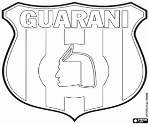 Coloriage Insigne du Club Guaraní