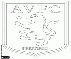 Coloriage Insigne de Aston Villa
