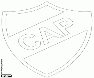 Coloriage Insigne de CA Platense