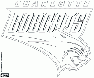 Coloriage Insigne de Charlotte Bobcats