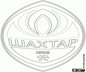 Coloriage Insigne de FK Chakhtar Donetsk