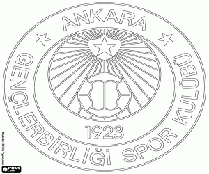 Coloriage Insigne de Gençlerbirliği SK