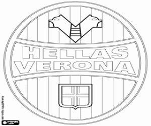 Coloriage Insigne de Hellas Verona FC