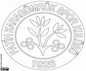 Coloriage Insigne de Karagümrük SK