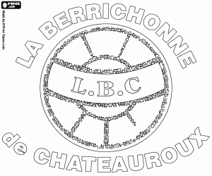 Coloriage Insigne de LB Châteauroux