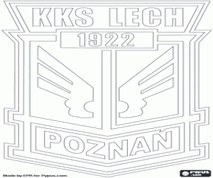 Coloriage Insigne de Lech Poznan
