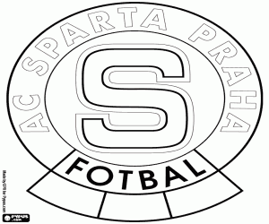 Coloriage Insigne de l’AC Sparta Praha