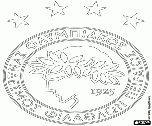 Coloriage Insigne de l’Olympiakos Le Pirée