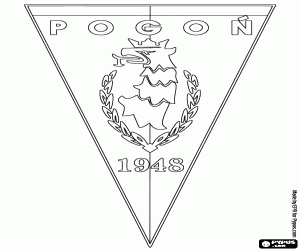 Coloriage Insigne de MKS Pogoń Szczecin