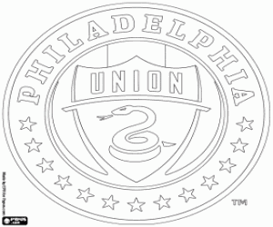 Coloriage Insigne de Philadelphia Union