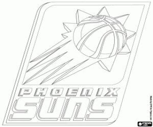Coloriage Insigne de Phoenix Suns