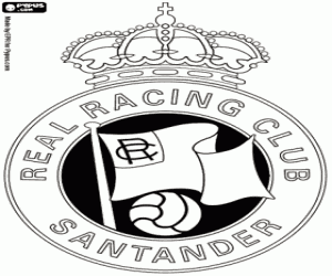 Coloriage Insigne de Racing Santander