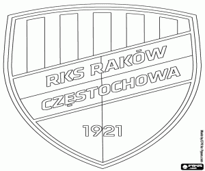 Coloriage Insigne de Rakow Częstochowa