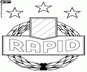 Coloriage Insigne de Rapid Vienne
