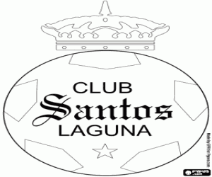 Coloriage Insigne de Santos Laguna