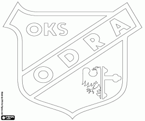 Coloriage Insigne d’OKS Odra Opole