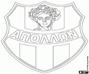 Coloriage Insigne du FC Apollon Smyrnis