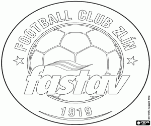 Coloriage Insigne du FC Fastav Zlín